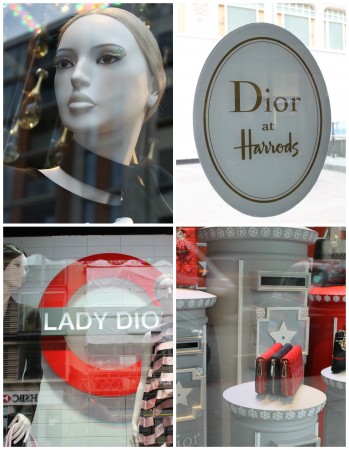 Dior at Harrods Windows