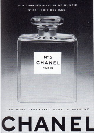 Chanel advert from Vogue 1956