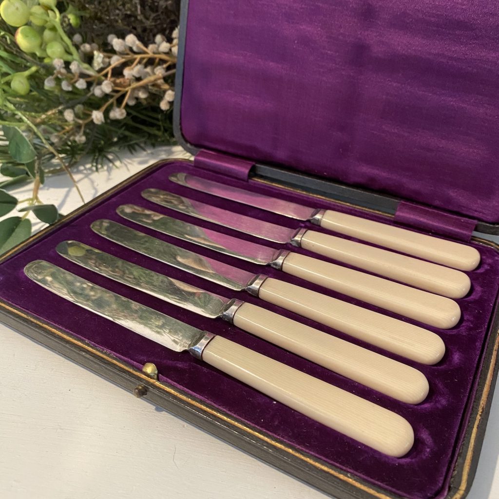 Boxed Butter Knives Love Vintage The Past in a Parcel