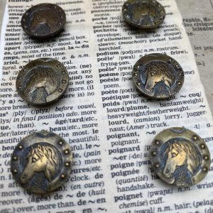 Vintage Horse Buttons