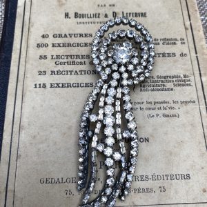 Vintage Diamanté Brooch