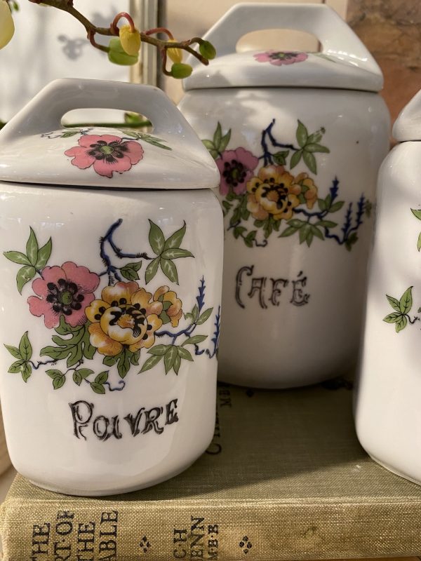 French ceramic storage jars