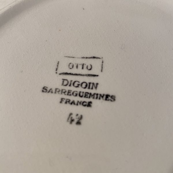 Vintage Digoin Sarreguemines Bowls